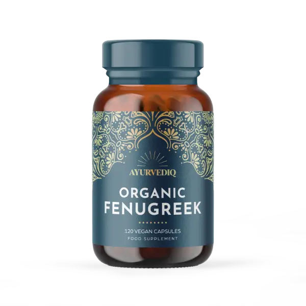 pot met capsules bilogische fenegriek